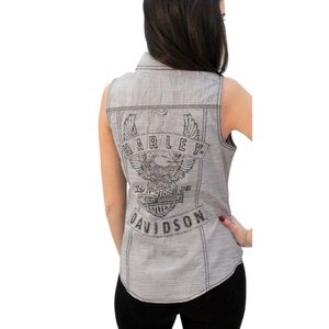 Harley Davidson Bar & Shield Eagle Snap Tank 1903 NEW $60